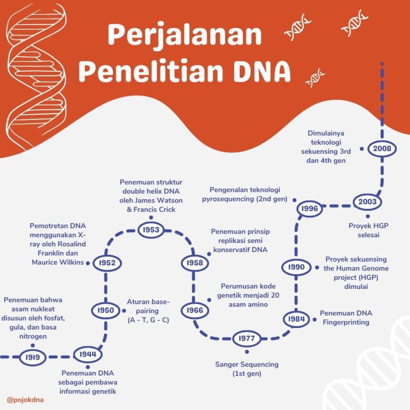 Perjalanan Penelitian DNA